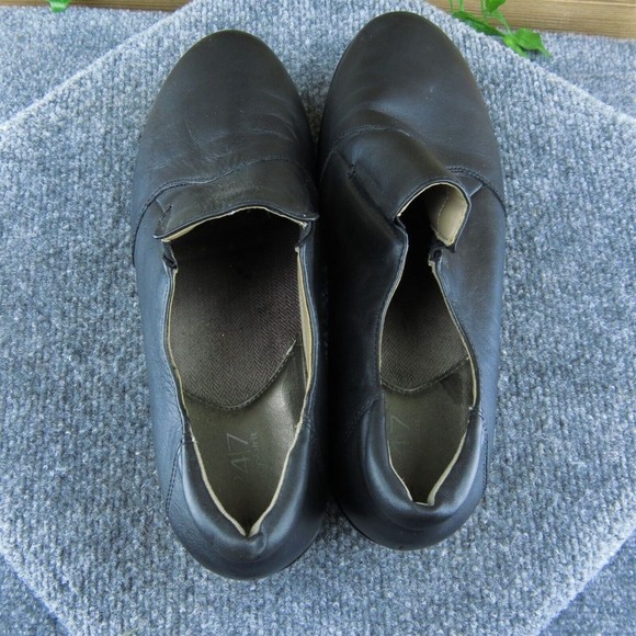 Easy Spirit Women Clog Shoes Black Leather Slip On Size 10 Medium - Picture 6 of 9